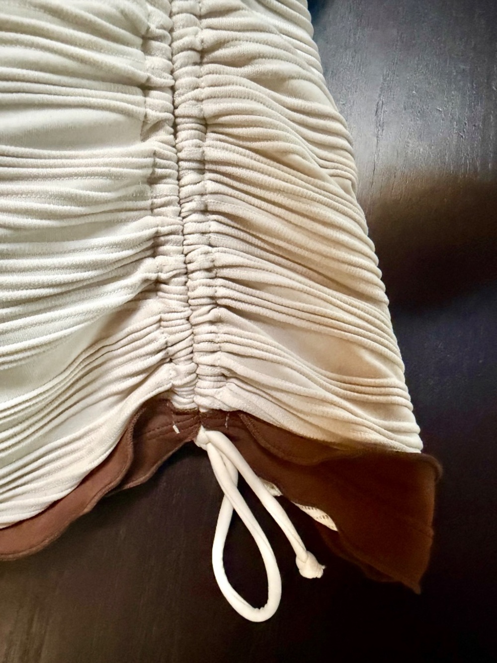 Modest Ruffle Trim Bathing Suit - Picture 3 of 3